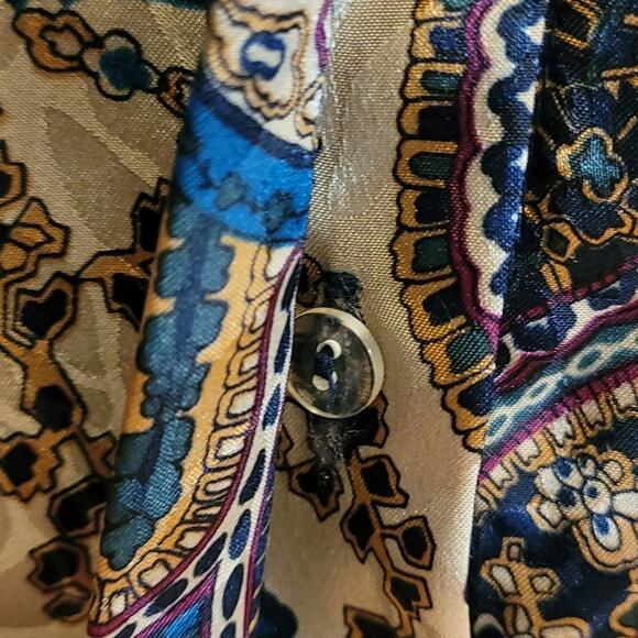 Vintage Size 14 Notations Layering Fall Colors Paisley and Floral Gorgeous - Picture 7 of 12